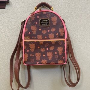 Loungefly Sanrio Hello Kitty Pumpkin Spice Mini Backpack